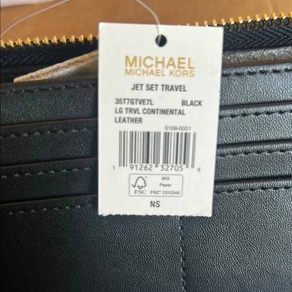 Michael Kors Black Wristlet Wallet - Picture 3 of 5